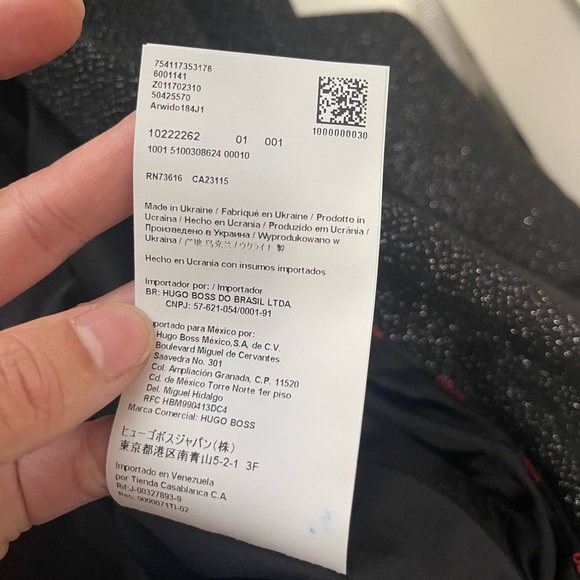 Hugo Boss Relaxed-fit Sparkle-effect Blazer Size 42R - Picture 11 of 11